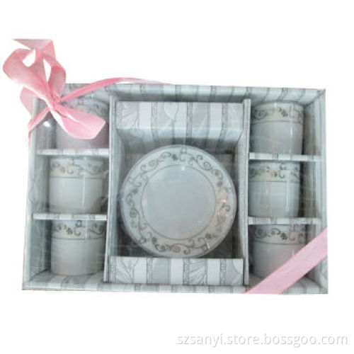 12-piece Coffee/Tea Cup and Saucer in Practical Shape
